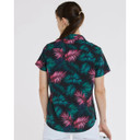 DHaRCO Womens Tech Party Shirt Dark Fern