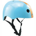 Pit Urban Gloss Sky Blue/Gloss Orange Helmet