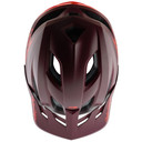 Troy Lee Designs Flowline SE AS Helmet Badge Maroon