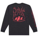 Troy Lee Designs Long Sleeve Tee Torched Carbon