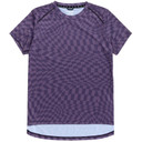Troy Lee Designs Womens Lilium SS Jersey Twisted Checkers Deep Purple