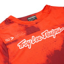 Troy Lee Designs Youth Skyline SS Jersey Flared Fiery Red