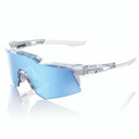 100% Speedcraft XS Sunglasses Polished Translucent Clear HiPER Blue