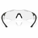 Oakley Cybr Zero Black W/ Clear To Black Iridium Photochromic Lens
