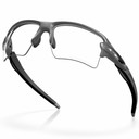 Oakley Flak 2.0 XXL Steal Grey W/ Clear To Black Iridium Photochromic Lens
