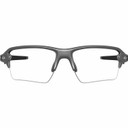 Oakley Flak 2.0 XXL Steal Grey W/ Clear To Black Iridium Photochromic Lens