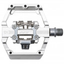 HT Components D1 Pedals (Alloy / CNC CRMO) - Silver