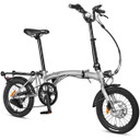 XDS E-Micro 16" Folding Electric Bike Silver