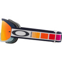 Oakley O Frame 2.0 PRO MTB Goggles Troy Lee Designs Orange Blocks W/Fire Iridium Lens