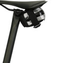 skingrowsback Plan B Micron Racing Saddle Bag - Silver/Black
