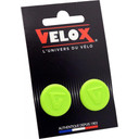 Velox Handlebar Ends Green 2 Pack