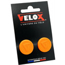 Velox Handlebar Ends Orange 2 Pack