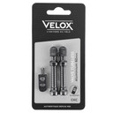 Velox Tubeless Schrader Valves Black Aluminum 60mm
