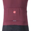 Castelli Prologo Lite Jersey Deep Bordeaux/Silver Gray