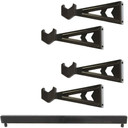 Feedback Velo Cache 4 Bike Column Storage Rack Expansion Kit Black