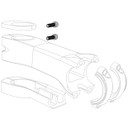 Deda SCREW/VITE M5X16 Inox, BLACK, w/washer (SUPERBOX DCR)