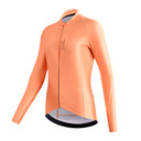 Caffeine and Cranks Core Thermal Jersey Orange Womens