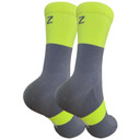 Zeffz NOB Socks Grey/Neon Yellow