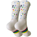Zeffz Socks White Speckle