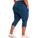 Birds on Bikes Essential Pocket Womens Padded 3/4 Short Forest