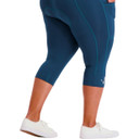 Birds on Bikes Essential Pocket Womens Padded 3/4 Short Forest