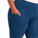 Birds on Bikes Essential Pocket Womens Padded 3/4 Short Forest