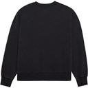 Fox Wordmark Oversized Fleece Crew Black