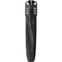 Black bicycle fender with yellow logo