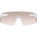 POC Elicit Toric Glasses Hydrogen White Clarity Trail Lens Partly Sunny Silver
