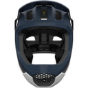 POC Otocon Race MIPS Full Face Helmet Apatite Navy/Hydrogen White Matte