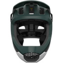 POC Otocon Race MIPS Full Face Helmet Pargasite Green/Hydrogen White Matte