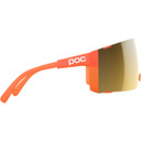 POC Propel Glasses Fluorescent Orange Translucent/Clarity Road/Sunny Gold Lens
