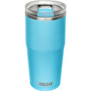 Blue Camelbak insulated Tumbler with transparent lid