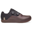 Brown and Black mountain bike shoes with BOA retention system