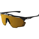 Black scicon sunglasses with bronze mirror lens