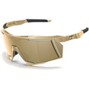 Gold Scicon sunglasses with gold mirror lens