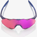 100% Hypercraft XS Sunglasses Satin Storm Metallic Purple Mirror