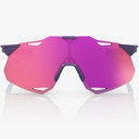 100% Hypercraft XS Sunglasses Satin Storm Metallic Purple Mirror