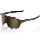 100% S2 Sunglasses  Gloss Black Havana Soft Gold Mirror