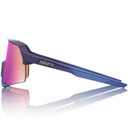 100% S3 Sunglasses Satin Storm Metallic Purple Mirror