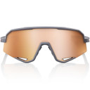 100% Slendale Sunglasses Soft Tact Grey HiPER Copper Mirror