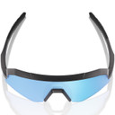100% Slendale XS Sunglasses Matte Black HiPER Blue Mirror