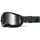 100% Strata 2 Goggles Black Mirror Silver