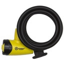 Auvray Spiral City Lock w/Mount 8mm x 150cm Black