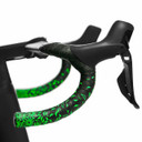 Supacaz Super Sticky Kush Star Fade Bar Tape Neon Green