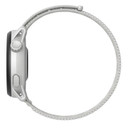 Black watch with white red and grey band