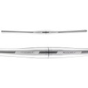 Silver handlebar with grey logos