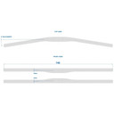 Ritchey Handlebar RL1 Flat 740mm Width 31.8mm Clamp 9 Sweep Black