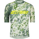 Green and white jersey with yellow logo