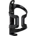 Black bottle cage with silver logos